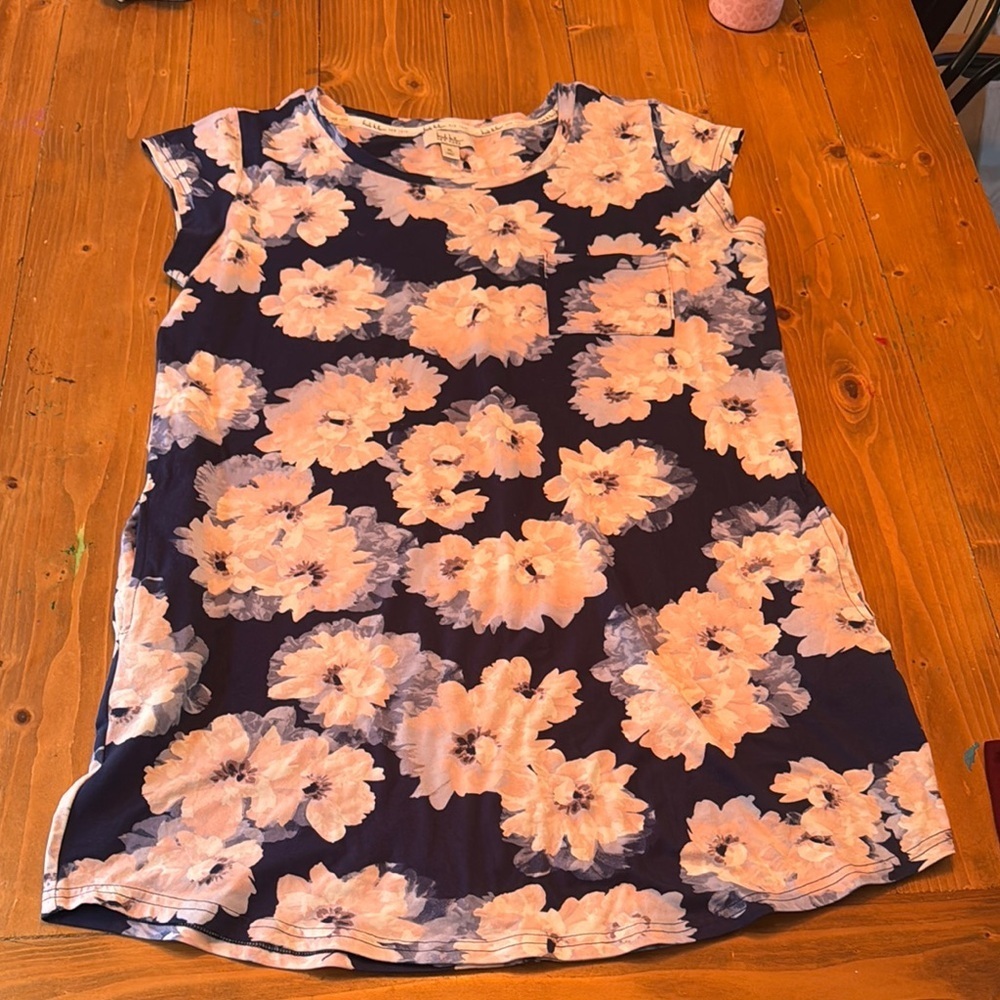 Nicole‎ Miller Pink floral pajama dress xl